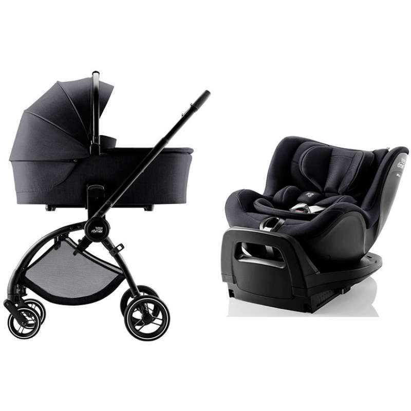 PASSEGGINO BRITAX RÖMER RIO E SEGGIOLINO AUTO DUALFIX PRO