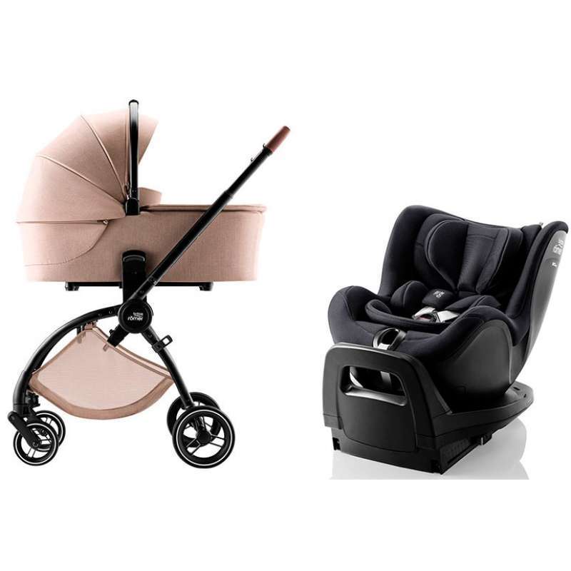 PASSEGGINO BRITAX RÖMER RIO E SEGGIOLINO AUTO DUALFIX PRO