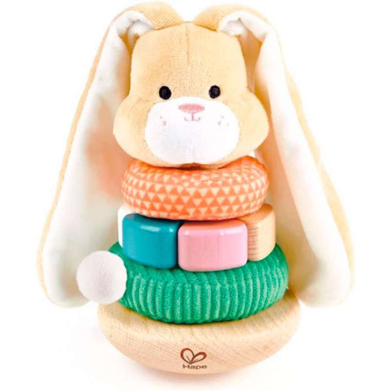 GIOCO DI ANELLI IMPILABILI HAPE BUNNY STACKER