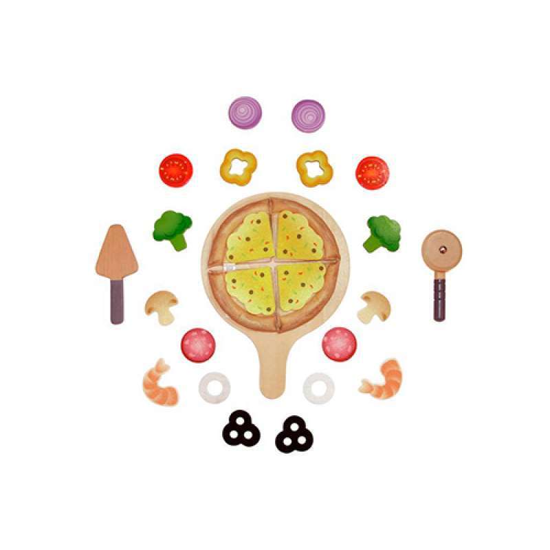 GIOCO DI PIZZA HAPE CON CONDIMENTI