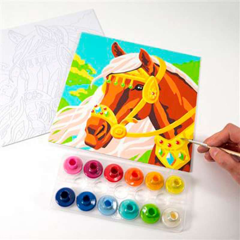 DIPINGERE CON I NUMERI SENTOSPHERE COLORIZZY CAVALLI