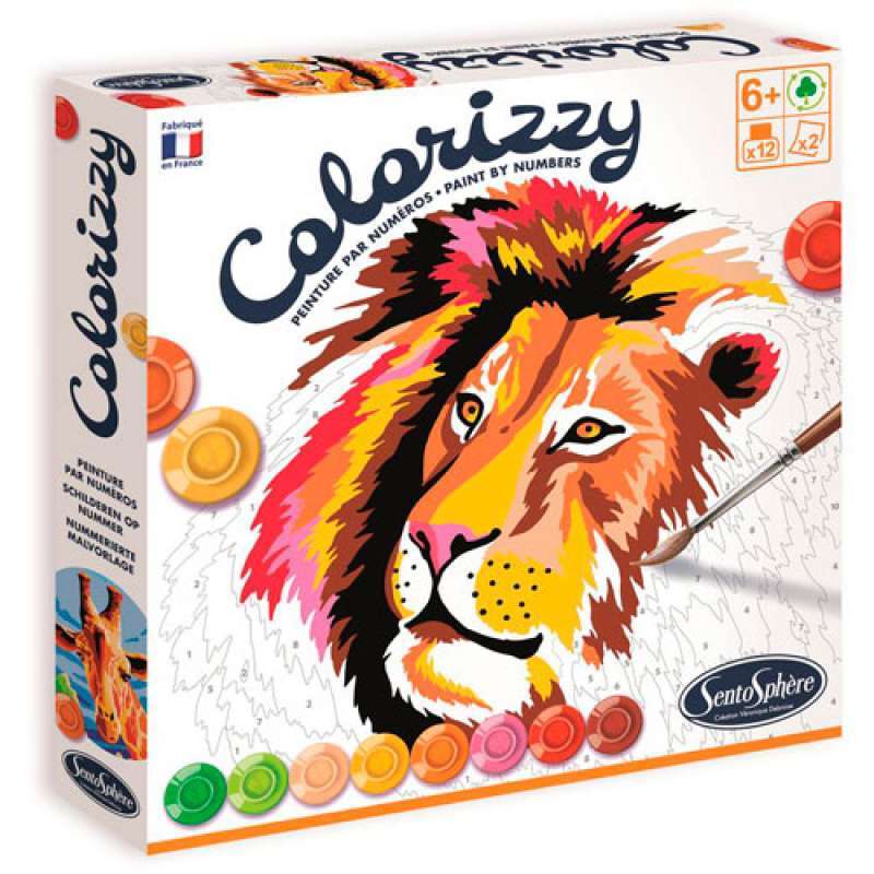 DIPINGERE CON I NUMERI SENTOSPHERE COLORIZZY SAVANA