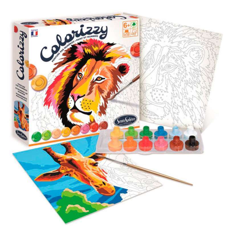 DIPINGERE CON I NUMERI SENTOSPHERE COLORIZZY SAVANA