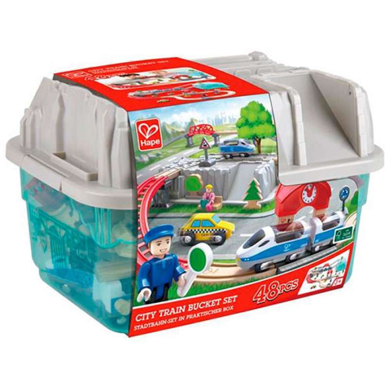 SET DI BINARI DEL TRENO E TRENI HAPE CITY TRAIN