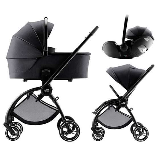 Carrozzine 3 in 1 Britax Römer RIO: navicella, seggiolino e Baby Safe PRO