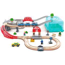 SET DI BINARI DEL TRENO E TRENI HAPE CITY TRAIN